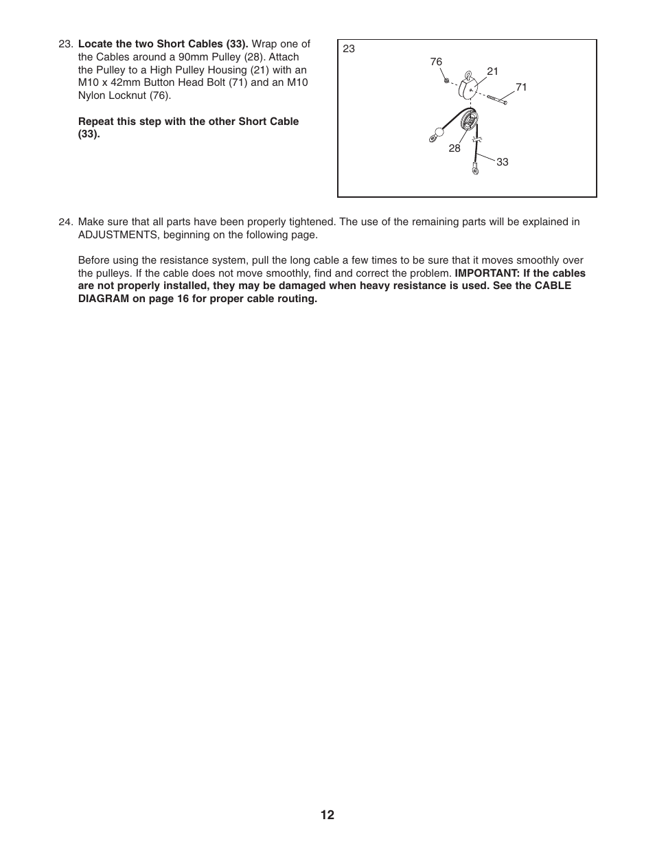 Weider WESY5993.3 User Manual | Page 12 / 24