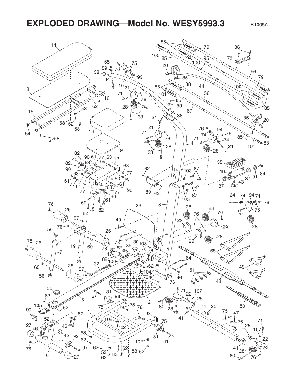 Weider WESY5993.3 User Manual | Page 23 / 24