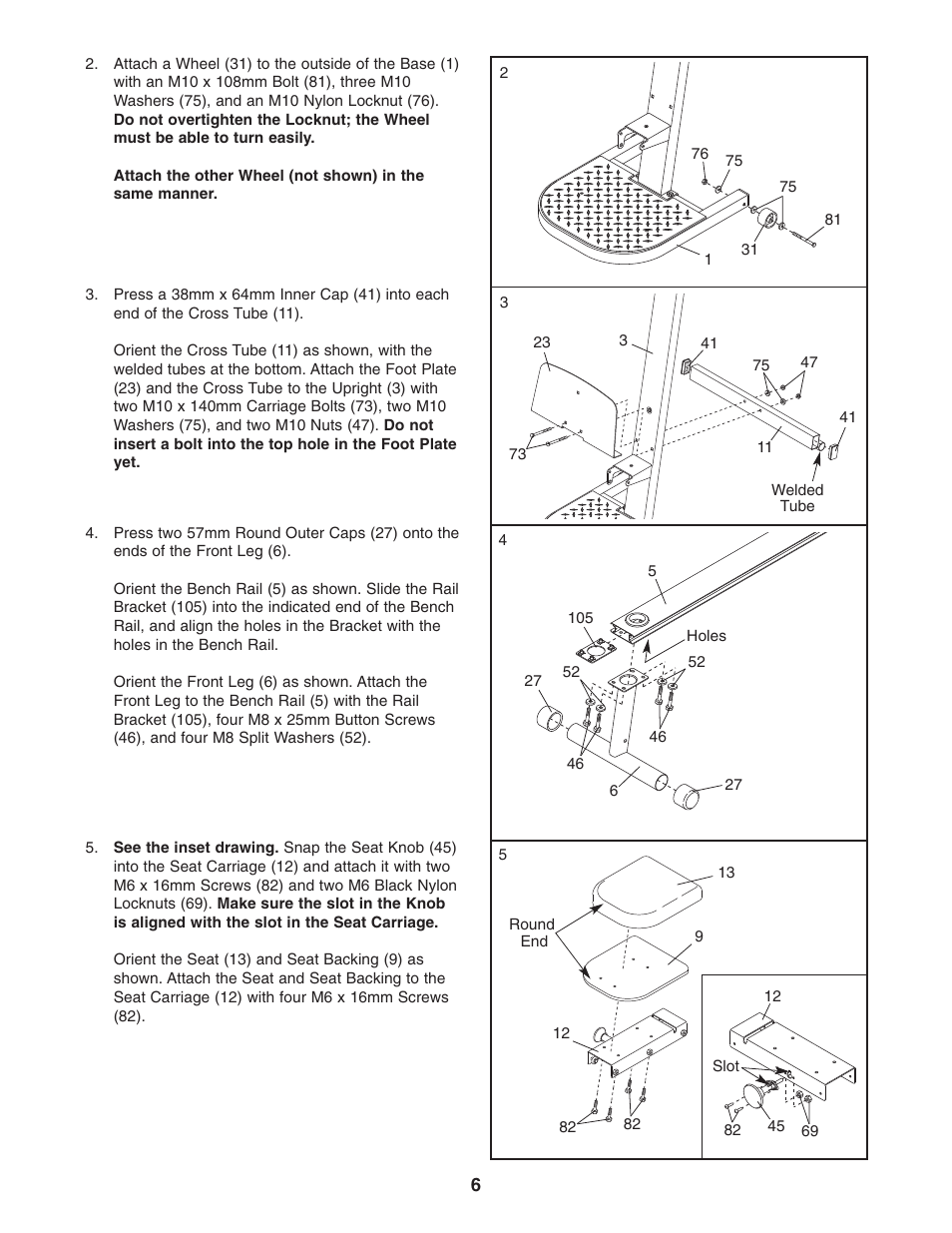 Weider WESY5993.3 User Manual | Page 6 / 24