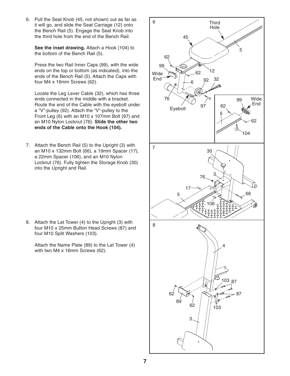 Weider WESY5993.3 User Manual | Page 7 / 24