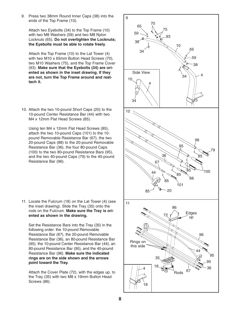 Weider WESY5993.3 User Manual | Page 8 / 24