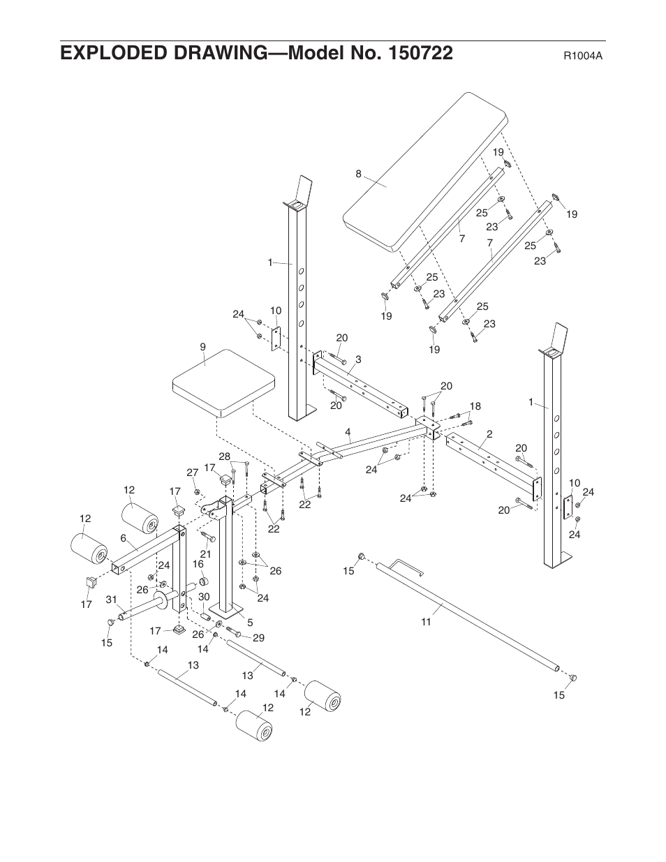Weider 150722 User Manual | Page 14 / 15
