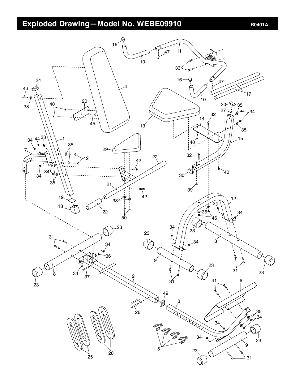 Weider WEBE09910 User Manual | Page 7 / 8