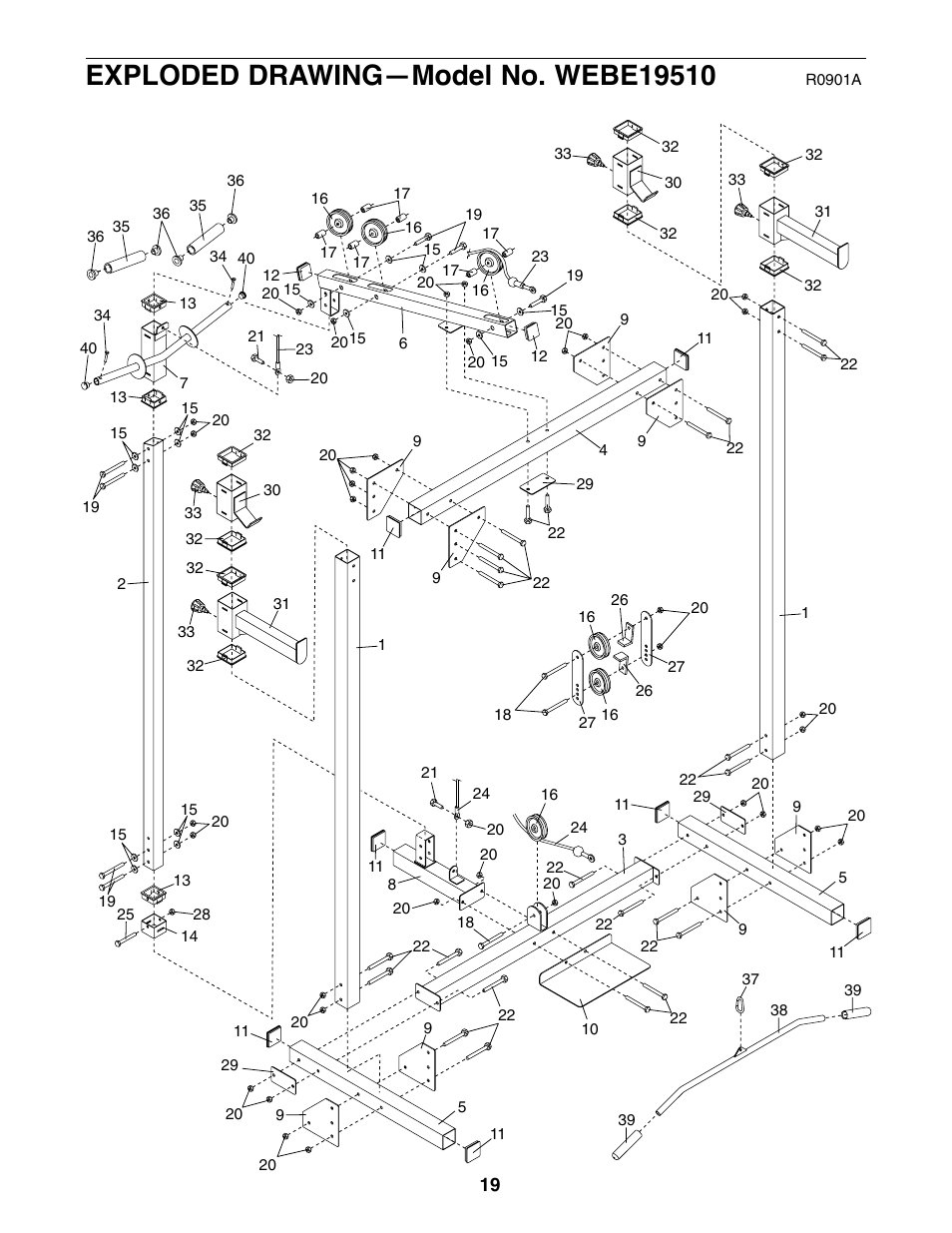 Weider WEBE19510 User Manual | Page 19 / 20