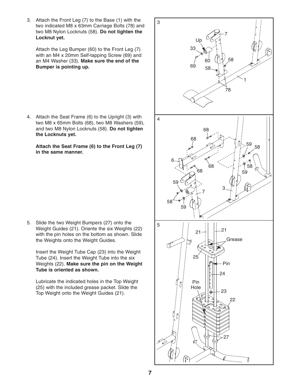 Weider WESY19740 User Manual | Page 7 / 28