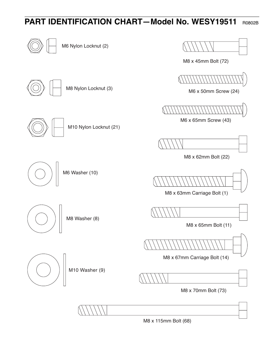 Weider WESY19511 User Manual | Page 26 / 28