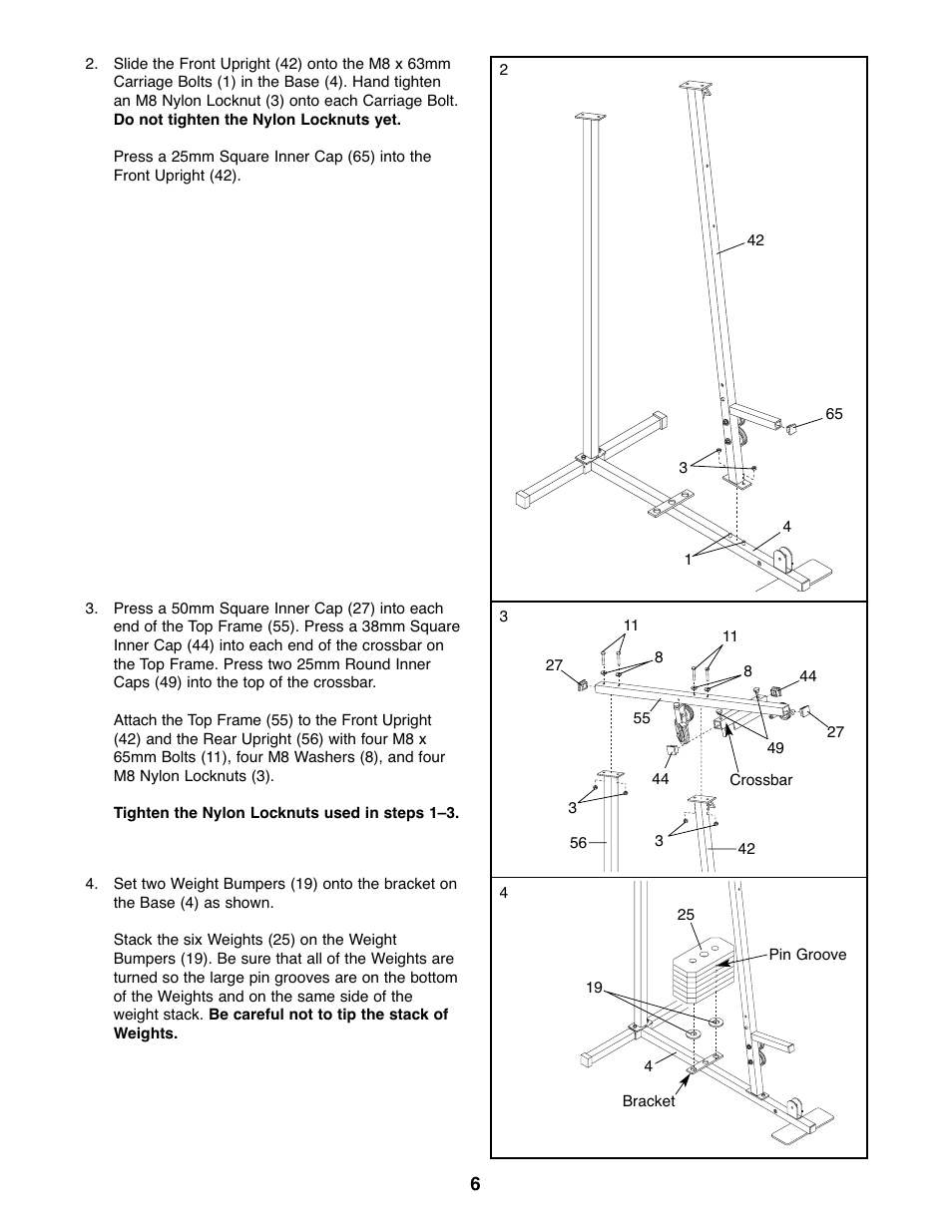 Weider WESY19511 User Manual | Page 6 / 28