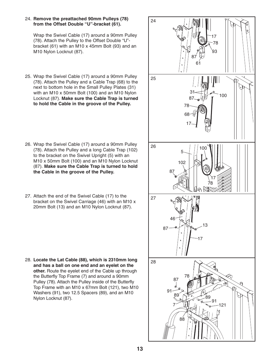 Weider Pro 4850 831.153932 User Manual | Page 13 / 33