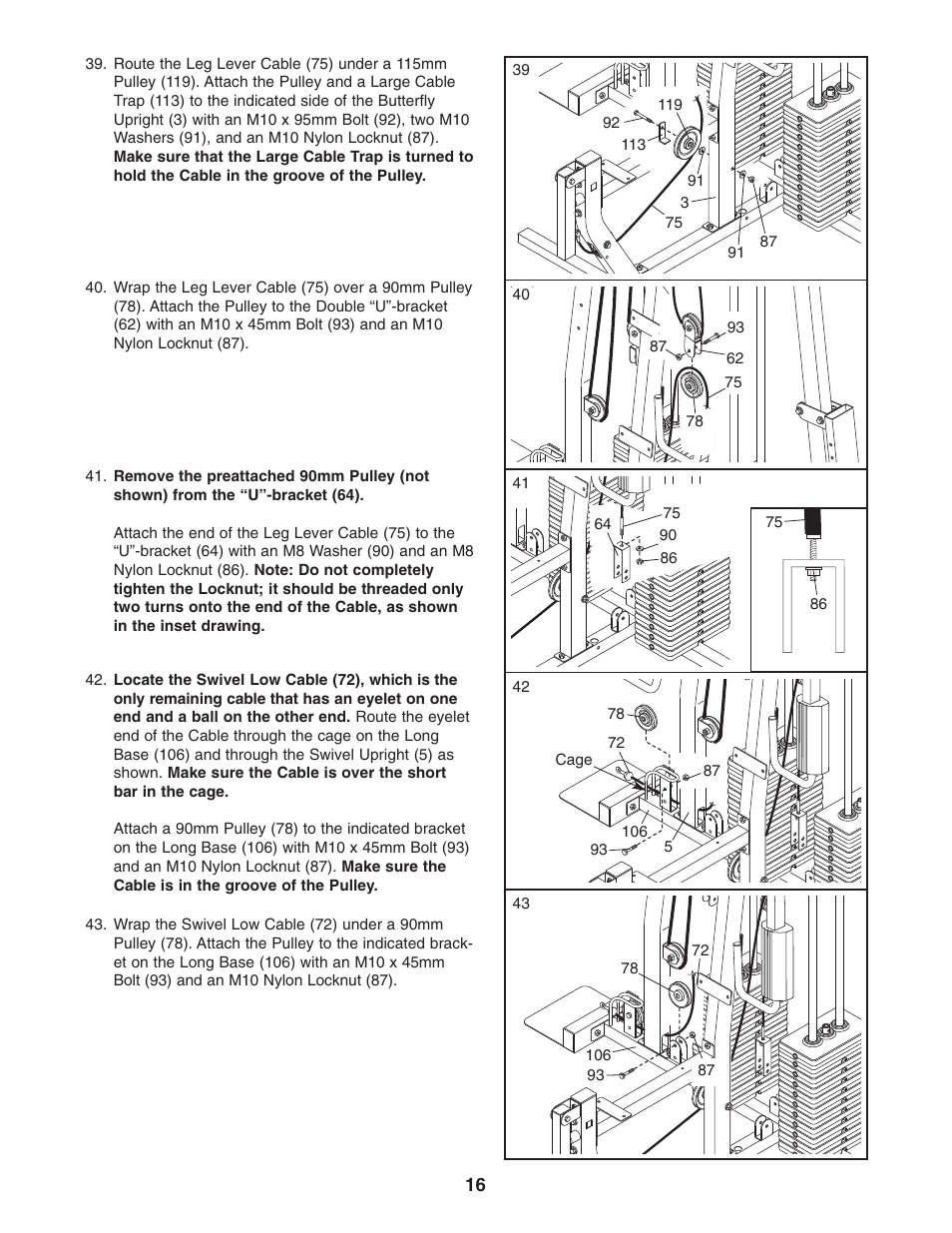 Weider Pro 4850 831.153932 User Manual | Page 16 / 33