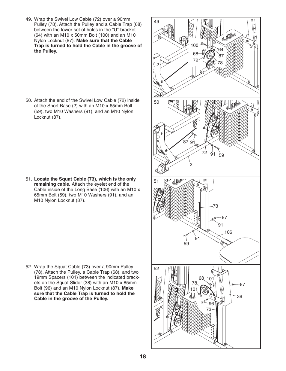 Weider Pro 4850 831.153932 User Manual | Page 18 / 33