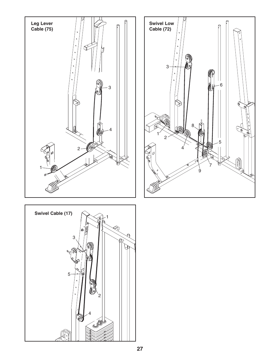 Weider Pro 4850 831.153932 User Manual | Page 27 / 33