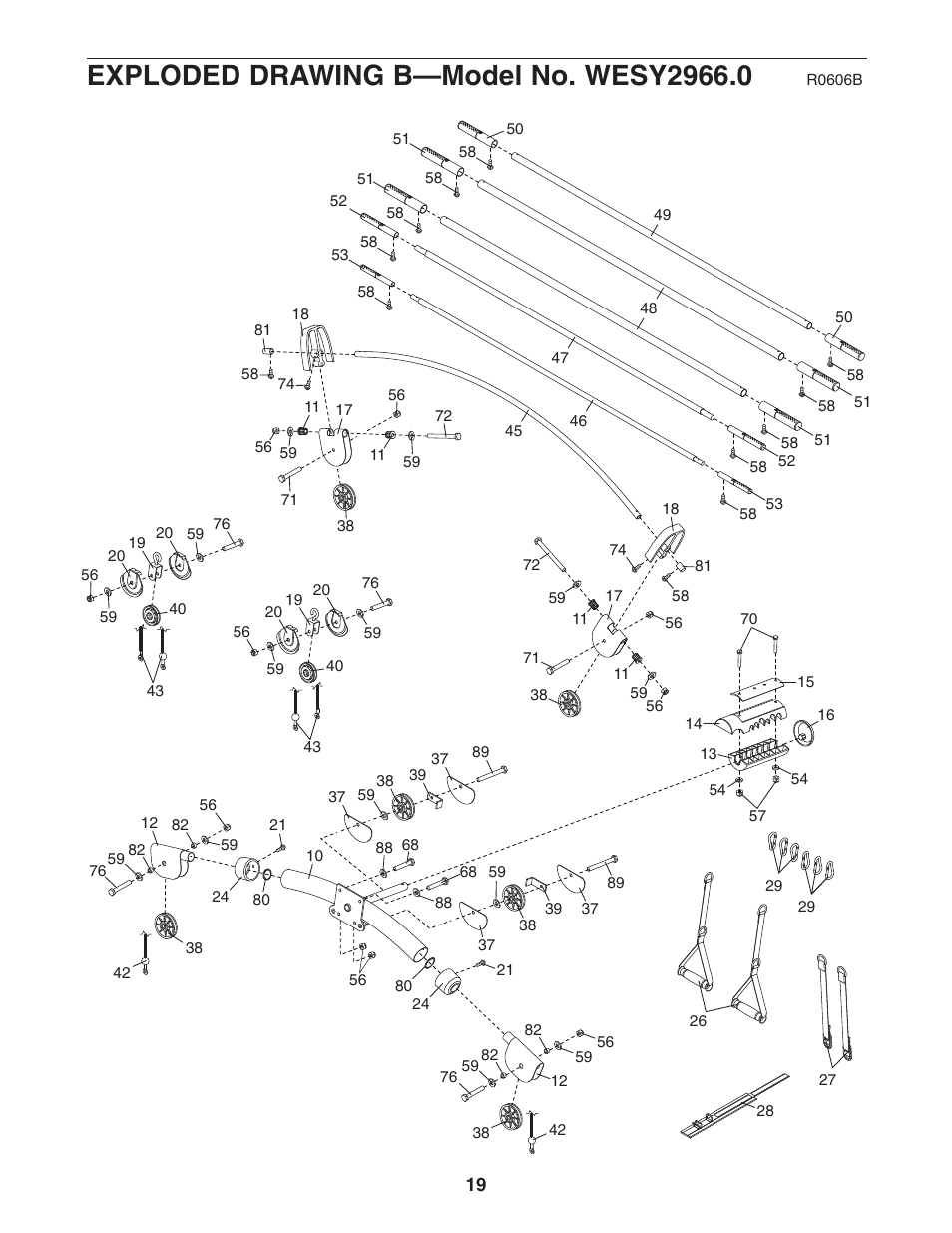 Weider WESY2966.0 User Manual | Page 19 / 20