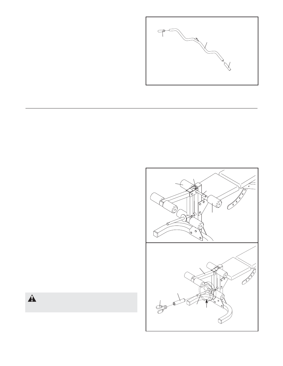 Adjustments, Warning | Weider WEBE12622 User Manual | Page 11 / 19