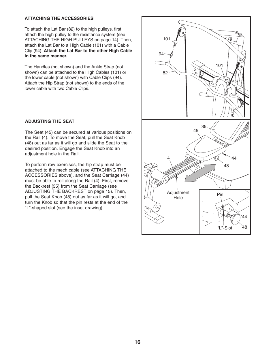 Weider 831.153971 User Manual | Page 16 / 28