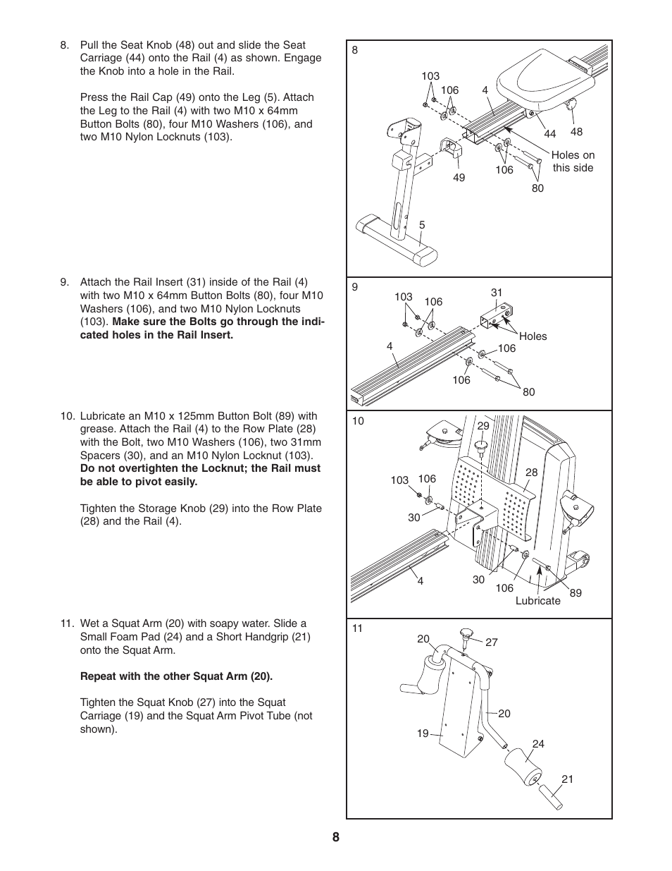 Weider 831.153971 User Manual | Page 8 / 28
