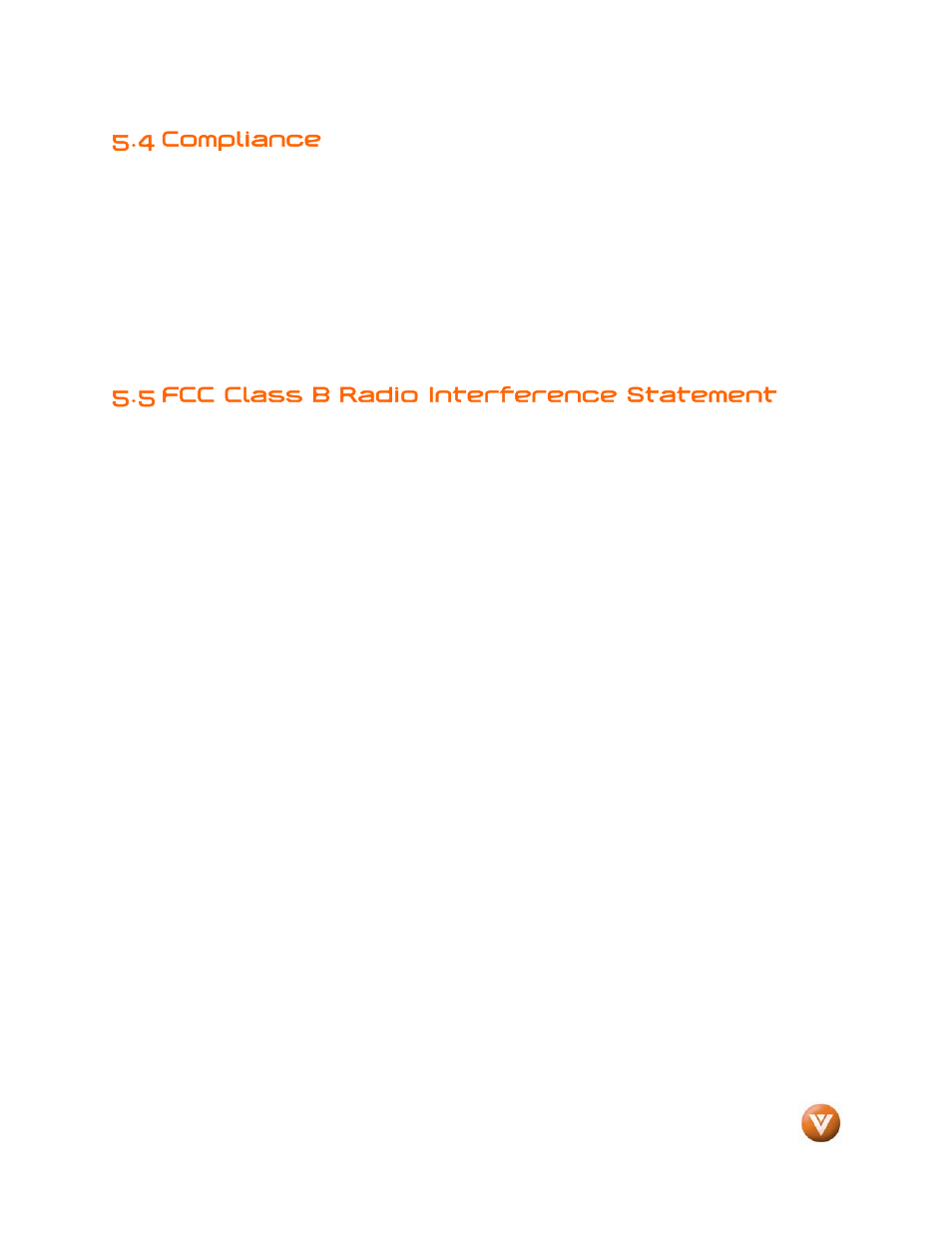 4 compliance, 5 fcc class b radio interference statement | Weider LCD VW46L User Manual | Page 67 / 75