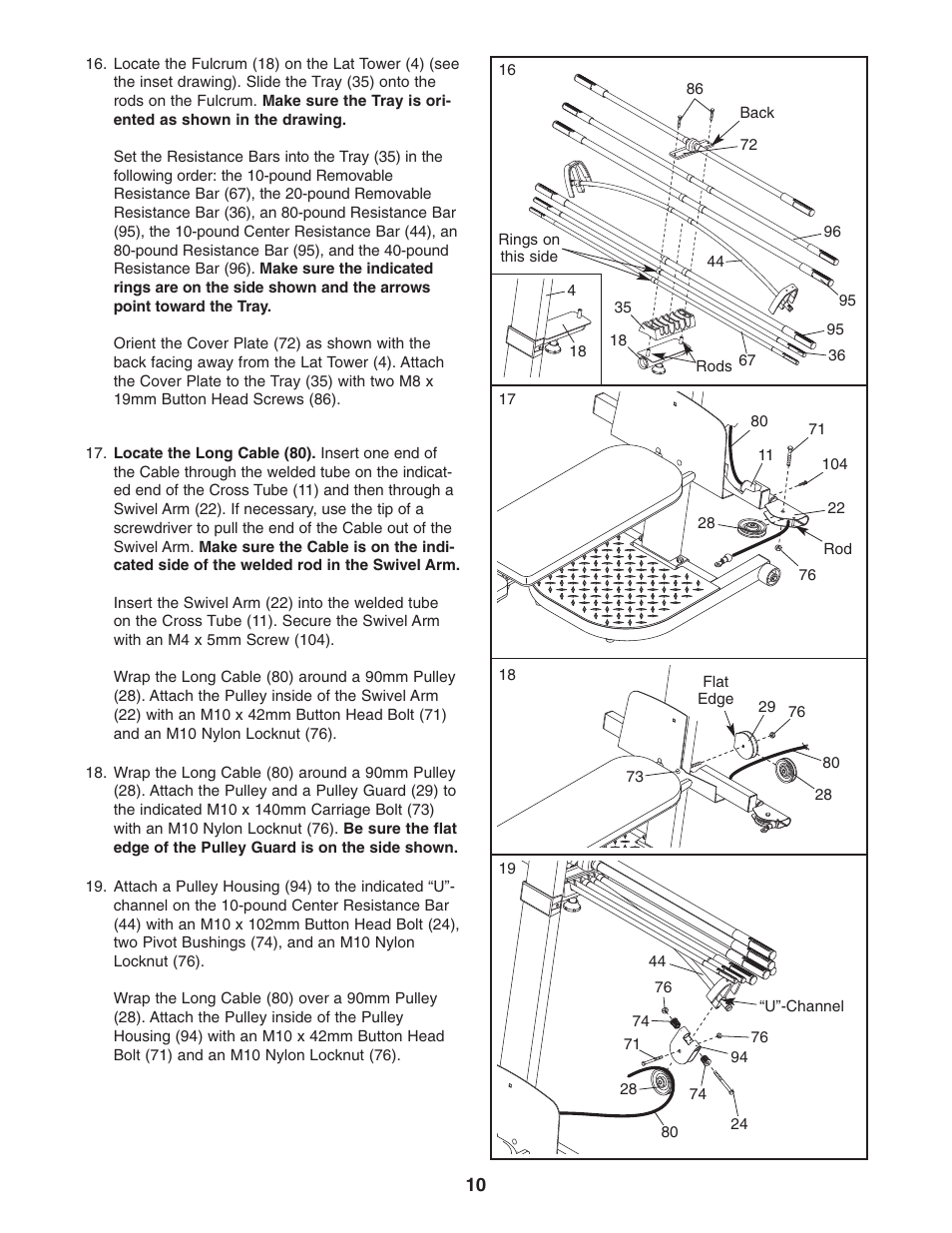 Weider 2000X WESY7773.1 User Manual | Page 10 / 24