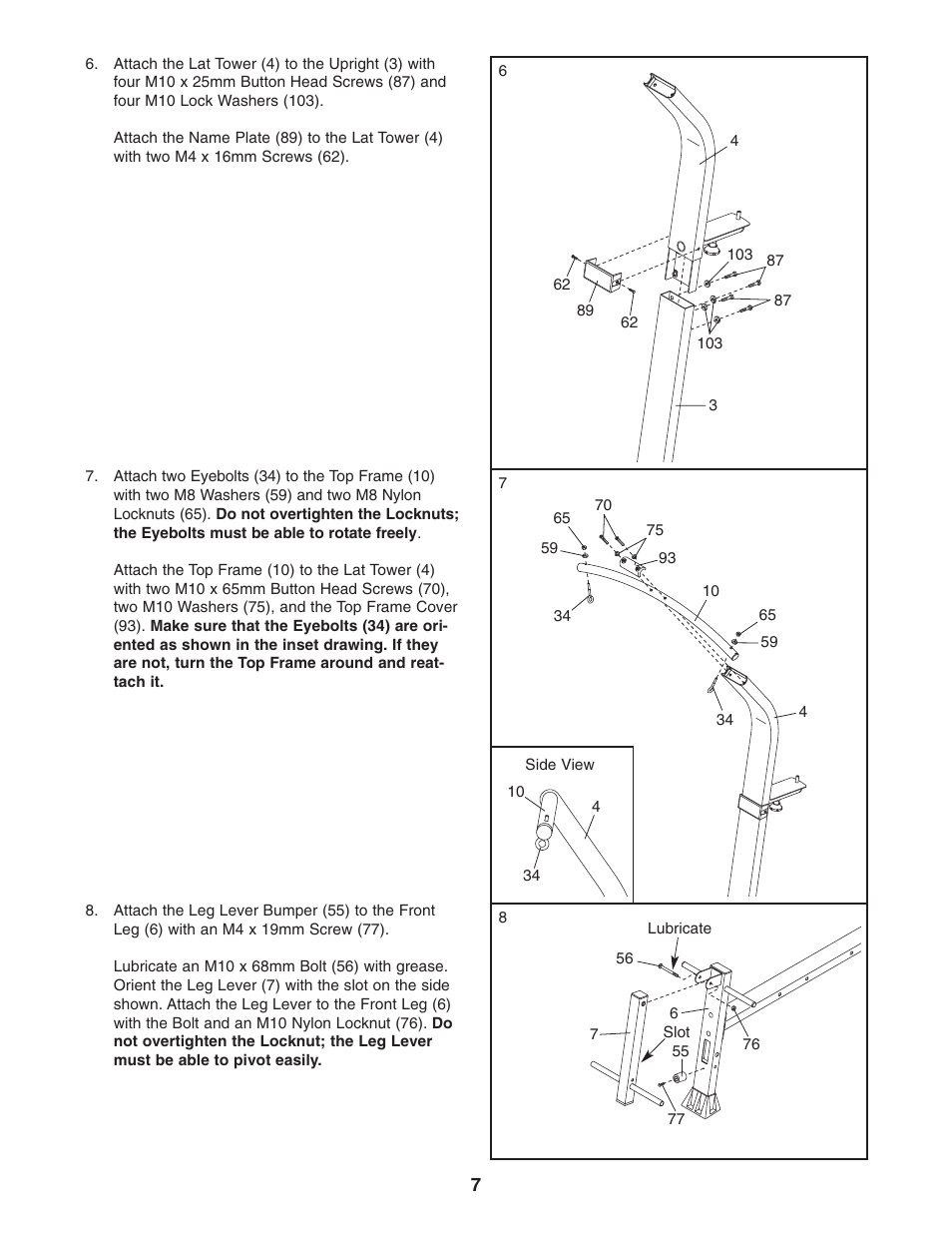 Weider 2000X WESY7773.1 User Manual | Page 7 / 24