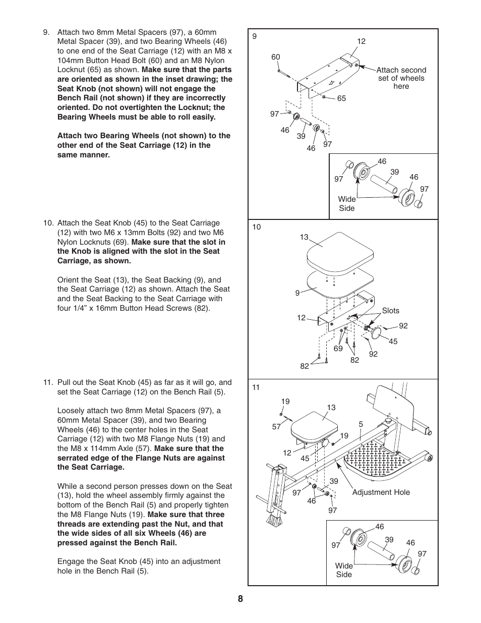 Weider 2000X WESY7773.1 User Manual | Page 8 / 24