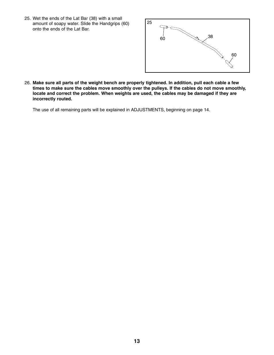 Weider WEBE34110 User Manual | Page 13 / 22
