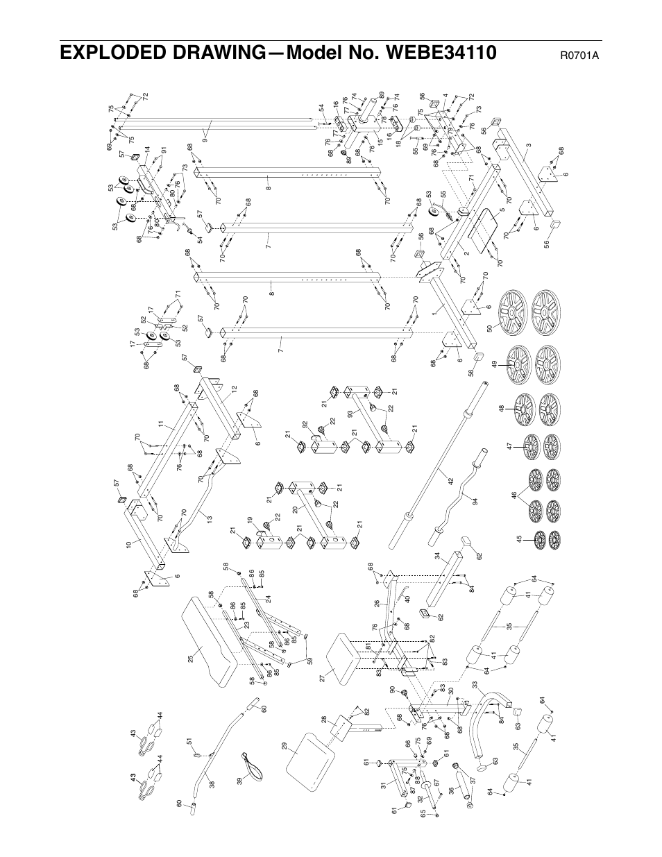 R0701a | Weider WEBE34110 User Manual | Page 21 / 22