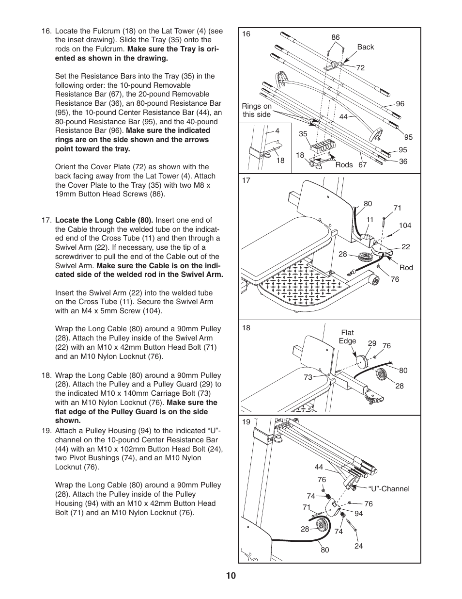 Weider WESY5863.0 User Manual | Page 10 / 24