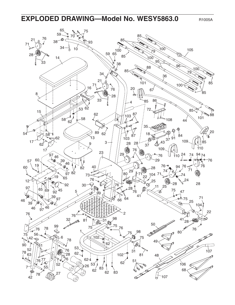 Weider WESY5863.0 User Manual | Page 23 / 24