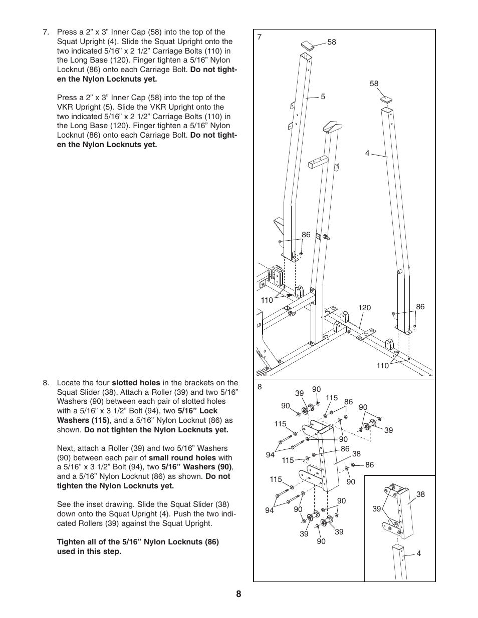 Weider WESY38320 User Manual | Page 8 / 33