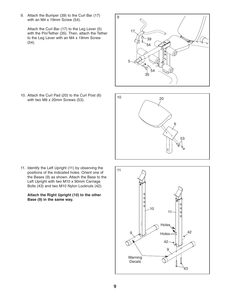 Weider CORe 600 831.15715.0 User Manual | Page 9 / 20