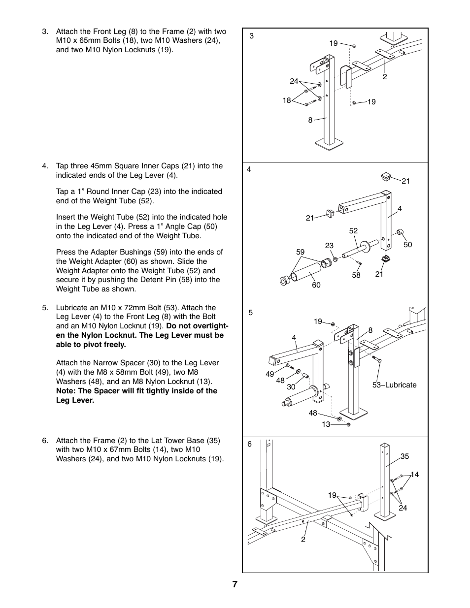 Weider WEBE17100 User Manual | Page 7 / 20