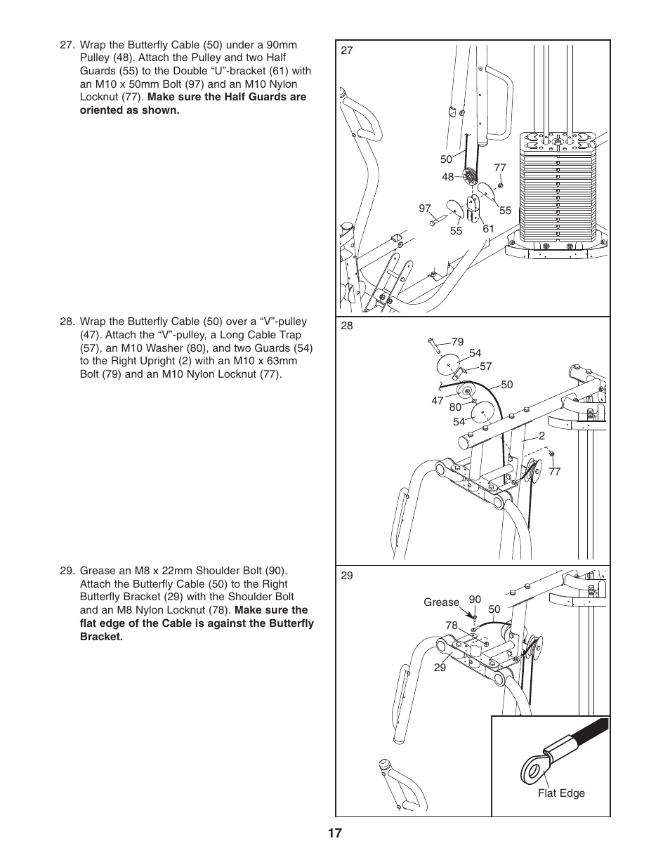 Weider Pro 4950 831.14623.0 User Manual | Page 17 / 44