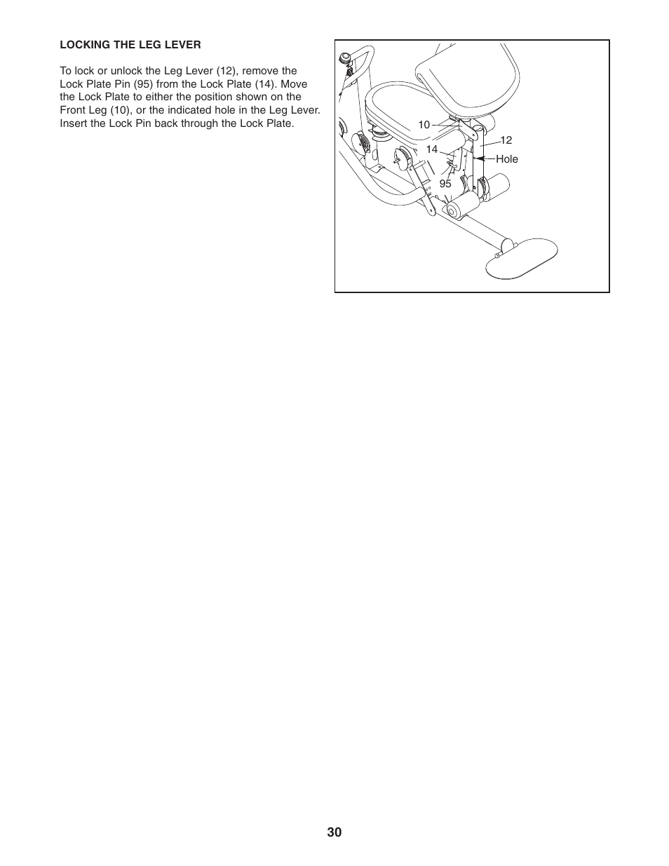 Weider Pro 4950 831.14623.0 User Manual | Page 30 / 44