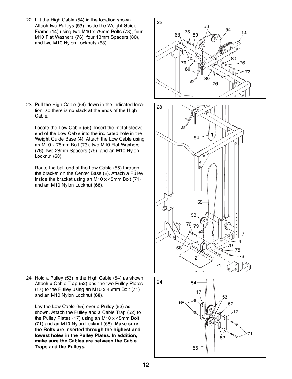 Weider WEBE34100 User Manual | Page 12 / 23