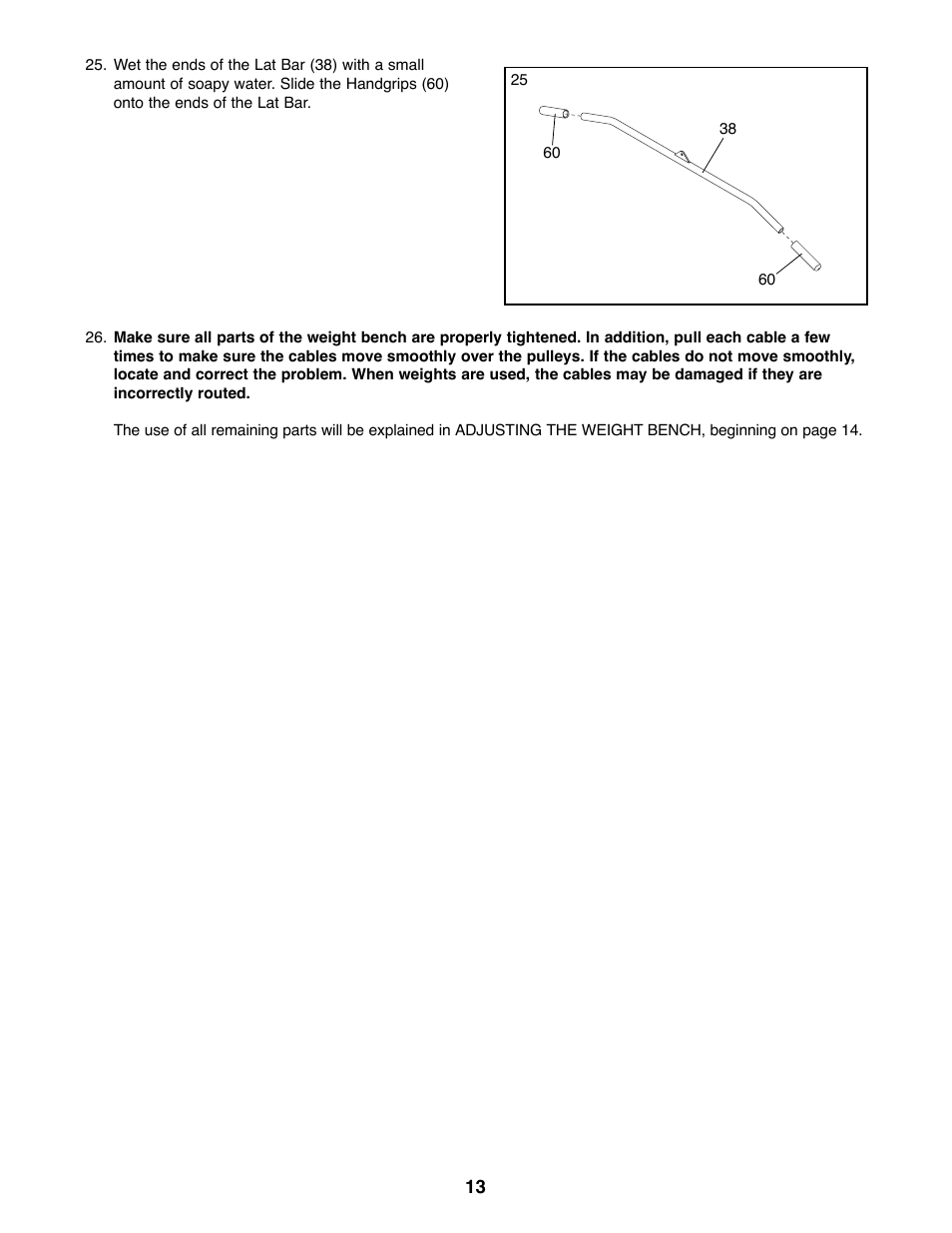 Weider WEBE34100 User Manual | Page 13 / 23
