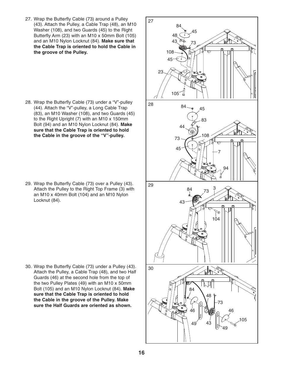 Weider club 4870 WESY3906.0 User Manual | Page 16 / 36