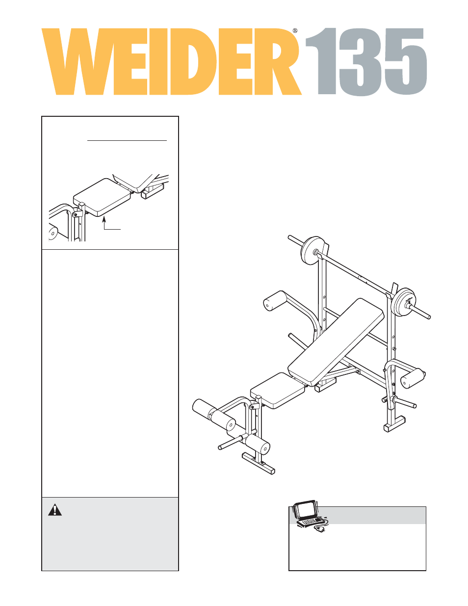 Weider WEBE05930 User Manual | 15 pages