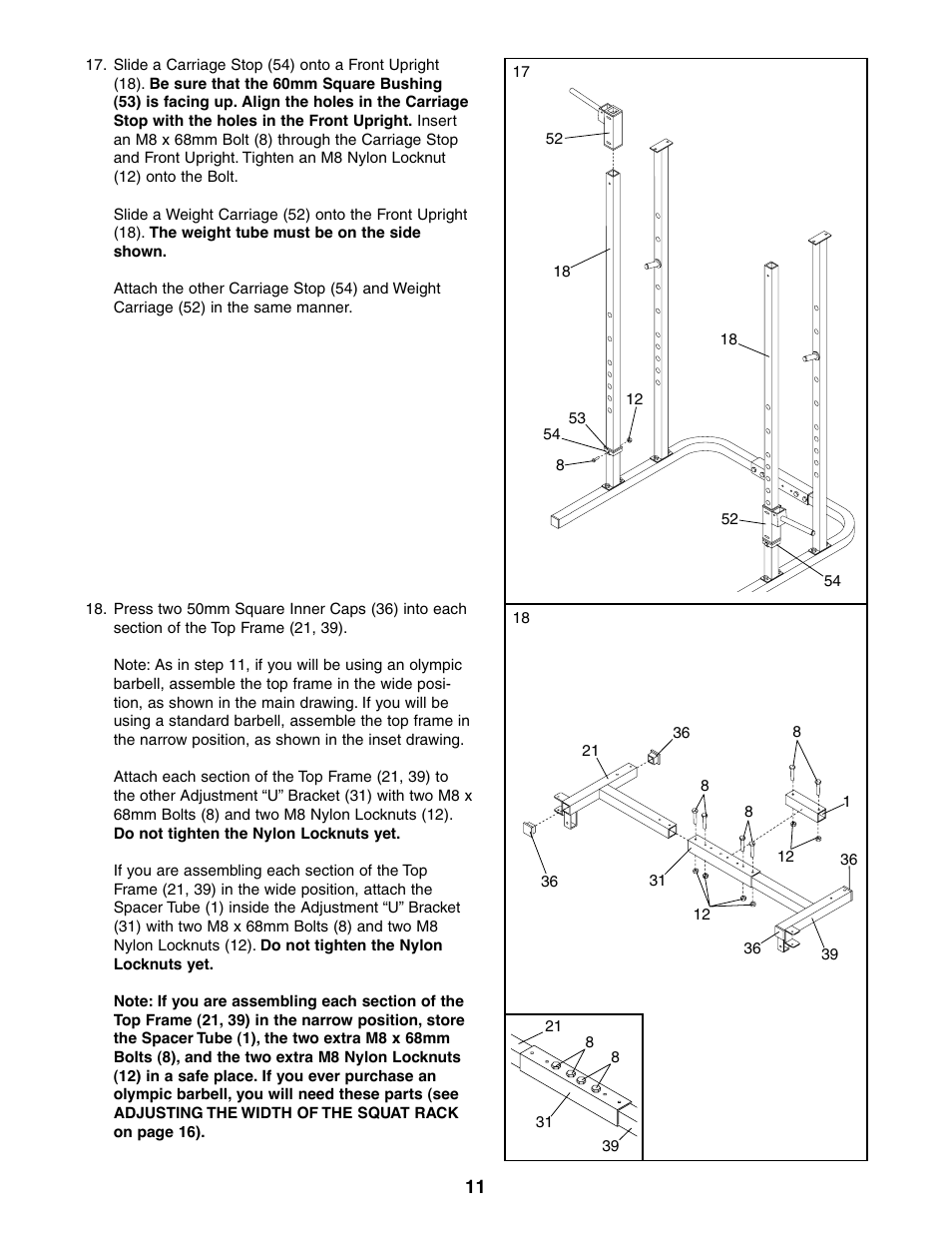 Weider 831.150471 User Manual | Page 11 / 24