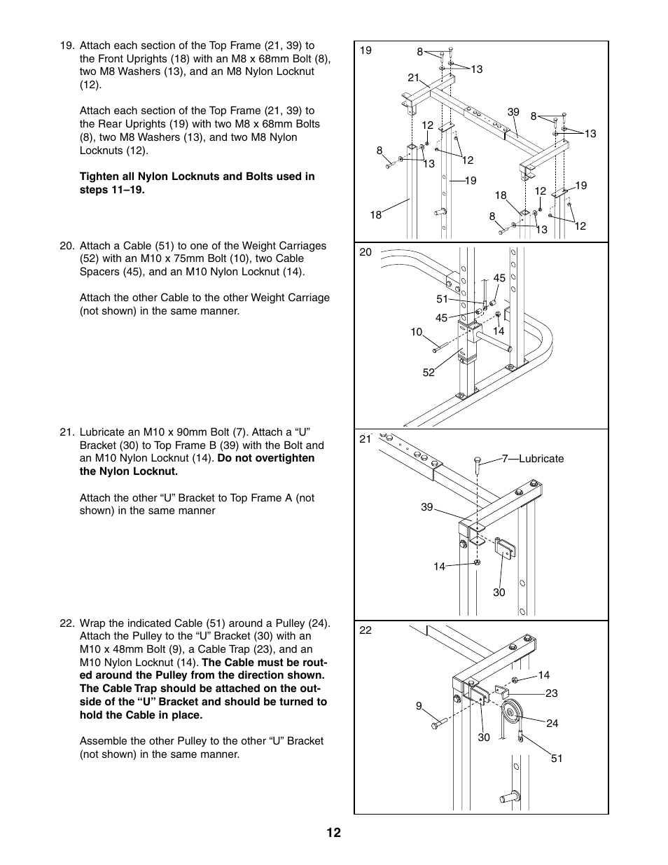 Weider 831.150471 User Manual | Page 12 / 24