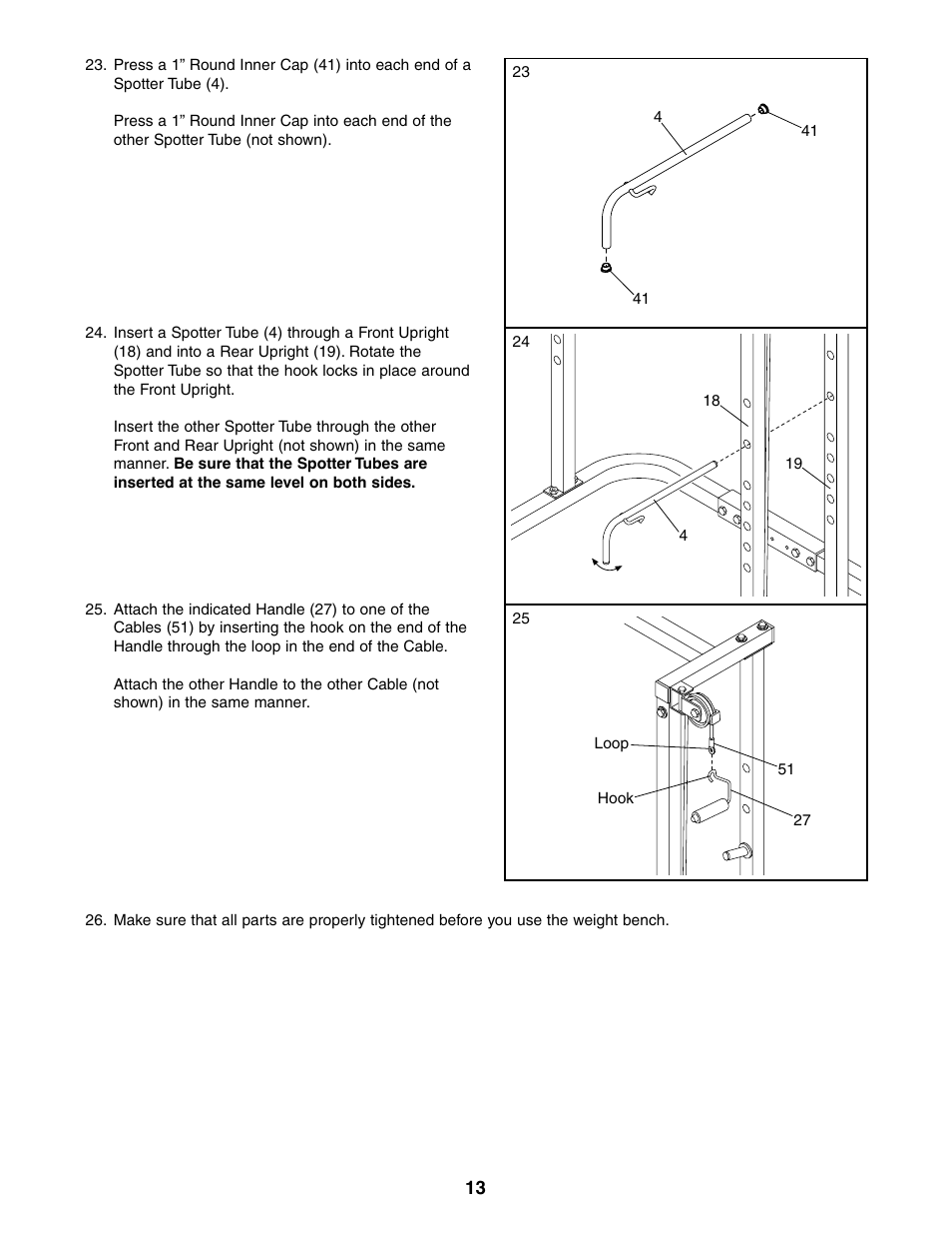 Weider 831.150471 User Manual | Page 13 / 24