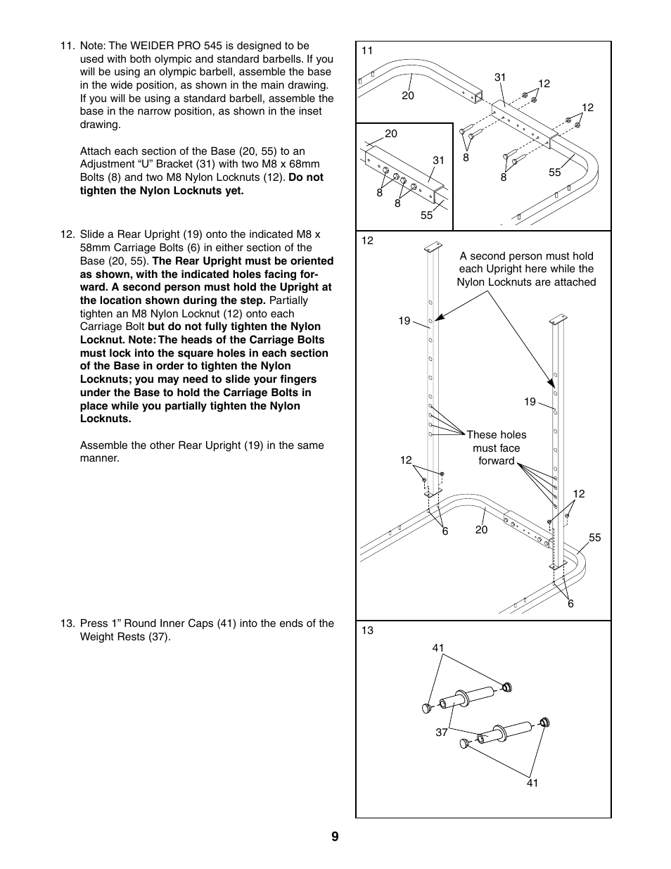 Weider 831.150471 User Manual | Page 9 / 24