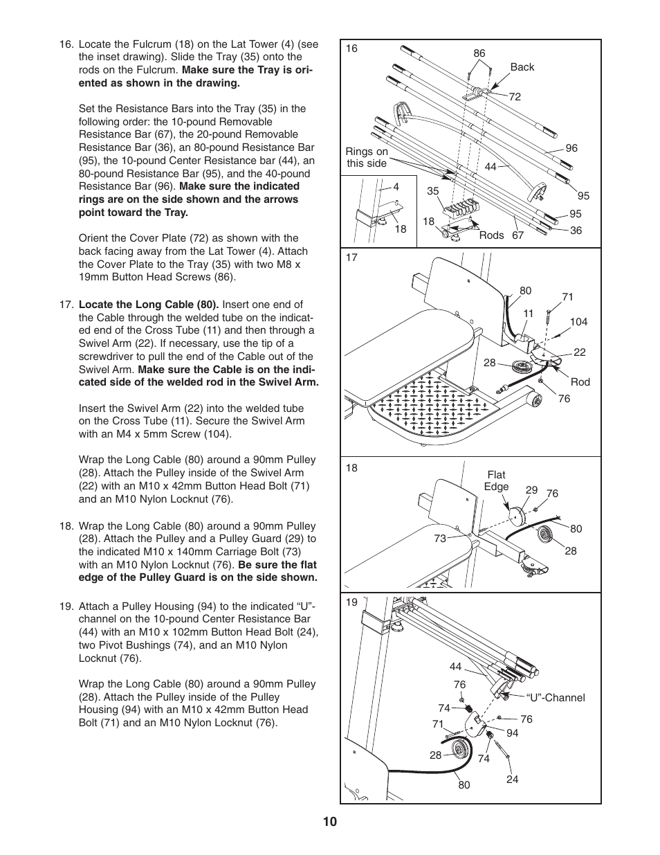 Weider WESY5773.0 User Manual | Page 10 / 24