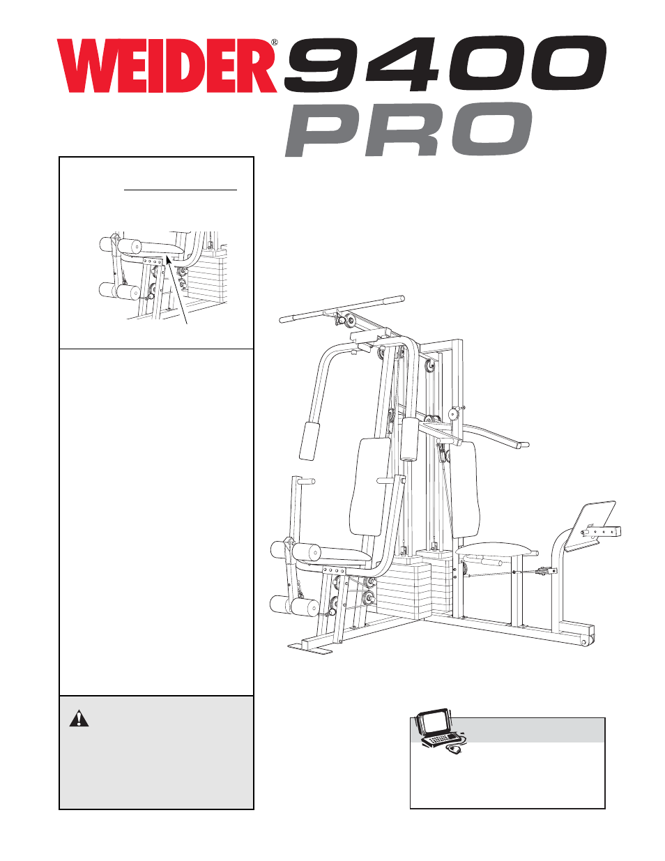 Weider WESY39311 User Manual | 33 pages