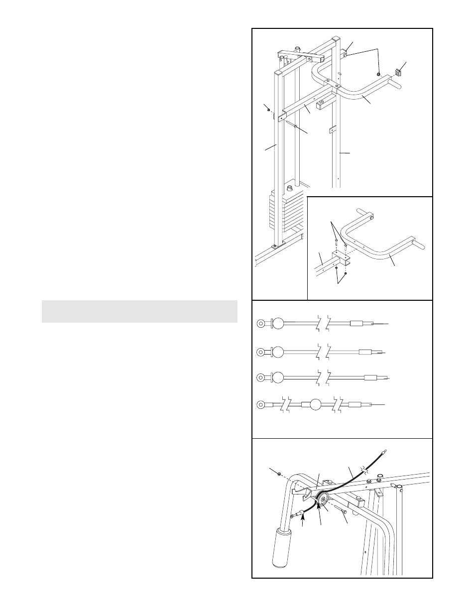 Cable assembly | Weider WESY39311 User Manual | Page 11 / 33