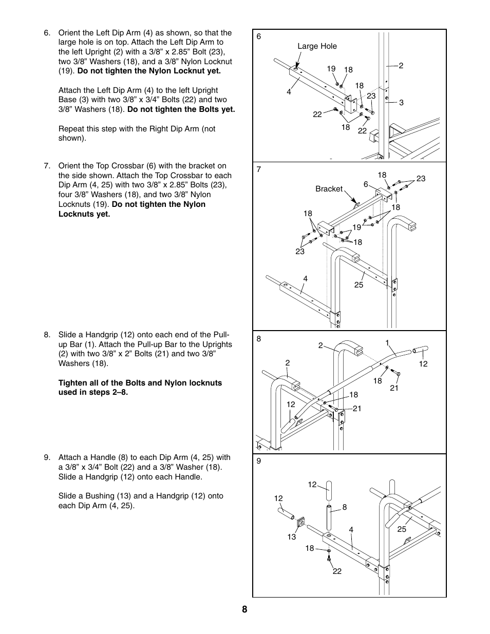 Weider WEBE13010 User Manual | Page 8 / 16