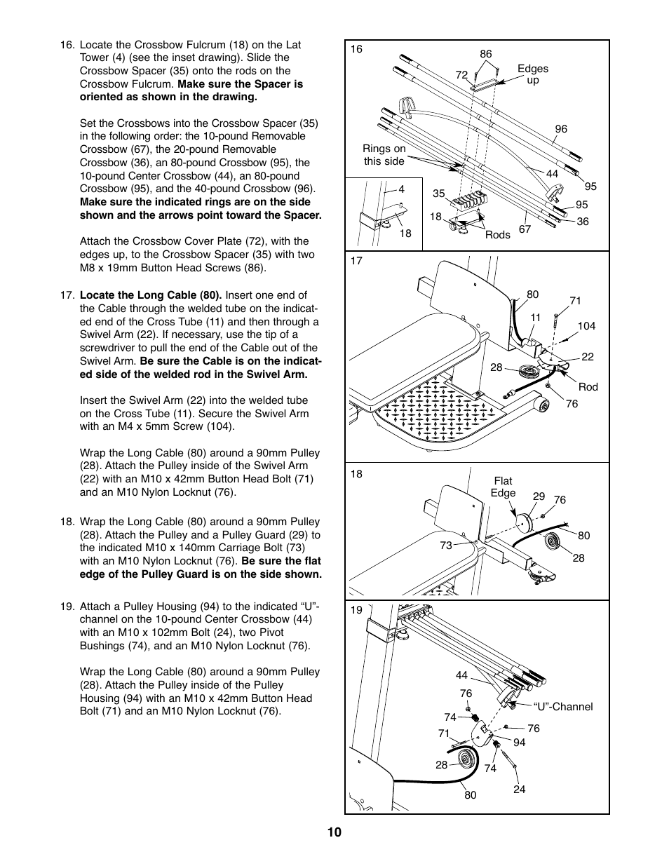 Weider WESY59930 User Manual | Page 10 / 24