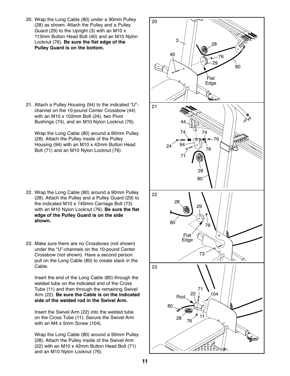 Weider WESY59930 User Manual | Page 11 / 24
