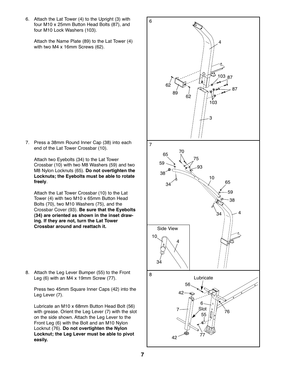 Weider WESY59930 User Manual | Page 7 / 24