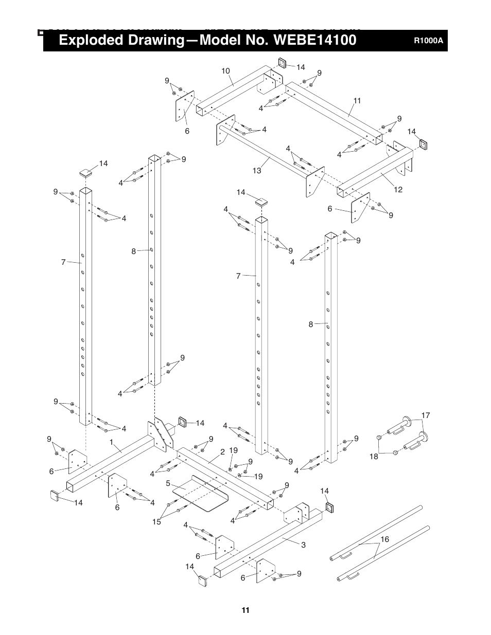 Weider WEBE14100 User Manual | Page 11 / 12