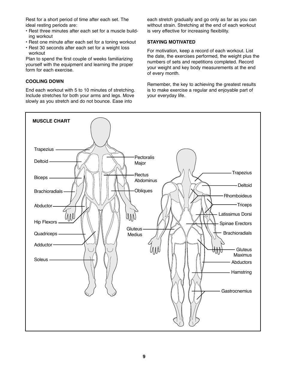 Weider WEBE14100 User Manual | Page 9 / 12