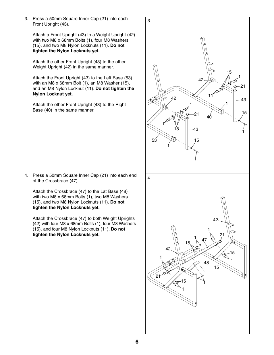 Weider 831.150390 User Manual | Page 6 / 22